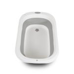 COMO összecsukható kád állvánnyal és pelenkázóval SZÜRKE