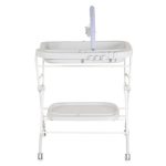 CROCO multifunkciós, összecsukható pelenkázó asztal SZÜRKE