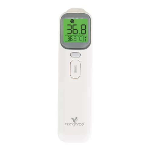 THEO infrás hőmérő érintésmentes LEDes, elemes
