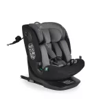 GTS prémium autós ülés 40-150cm SPS, 360fokban forgatható SZÜRKE