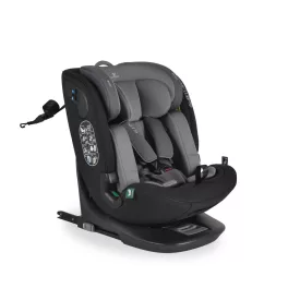   GTS prémium autós ülés 40-150cm SPS, 360fokban forgatható SZÜRKE