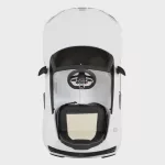 BO Audi R8 Spyder elektromos autó 105cm FEHÉR