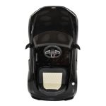 BO Audi R8 Spyder elektromos autó 105cm FEKETE