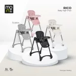 RICO multi etetőszék alsó kosár nélkül, összecsukható FEKETE