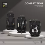 COMPETITION dönthető autós ülés 40-150cm FEKETE