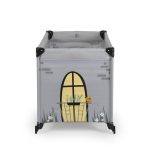 PLAYHOUSE összecsukható házikó utazóágy, tetővel, kibújóval SZÜRKE