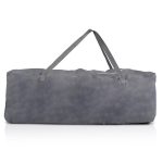 PLAYHOUSE összecsukható házikó utazóágy, tetővel, kibújóval SZÜRKE