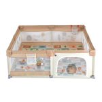 GAMEZONE összecsukható járóka szőnyeggel, 60 labdával 150x200 BÉZS