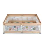 GAMEZONE összecsukható járóka szőnyeggel, 60 labdával 150x200 BÉZS