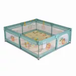 GAMEZONE összecsukható járóka szőnyeggel, 60 labdával 180x200 MENTA