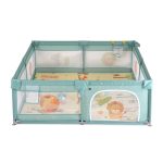 GAMEZONE összecsukható járóka szőnyeggel, 60 labdával 180x200 MENTA