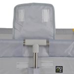 GAMEZONE összecsukható járóka szőnyeggel, 60 labdával 180x200 SZÜRKE