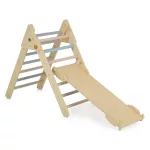 PIKLER fa mászóka 3in1 rámpával, létrával, híddal