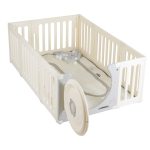 MONI Cubby Land óriás kerítés, karám játszószőnyeggel és 50 db színes labdával