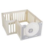 MONI Cubby Land óriás kerítés, karám játszószőnyeggel és 50 db színes labdával