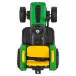 BO TERRON traktor 4 kerekű trélerrel 12V két motoros ZÖLD