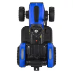 BO TERRON traktor 4 kerekű trélerrel 12V két motoros KÉK