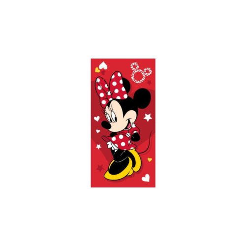 Disney Minnie Pretty in Red fürdőlepedő, strand törölköző 70x140cm