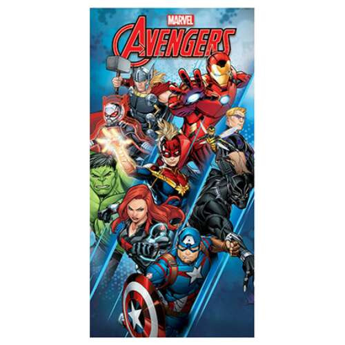 Bosszúállók Heroes fürdőlepedő, strand törölköző 70×137 cm (Fast Dry)