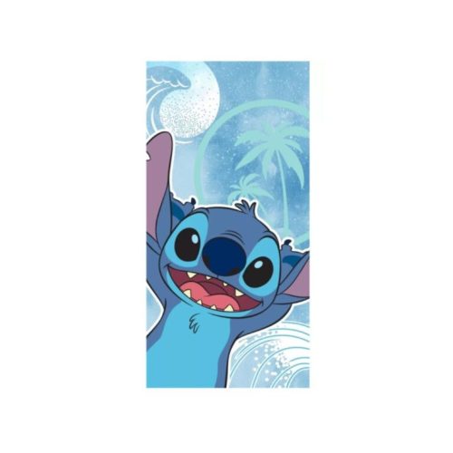 Disney Lilo és Stitch, A csillagkutya Wave fürdőlepedő, strand törölköző 70x140cm
