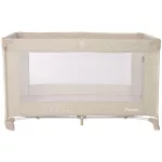 Lorelli Noemi 1 fix utazóágy - Fog Beige Star