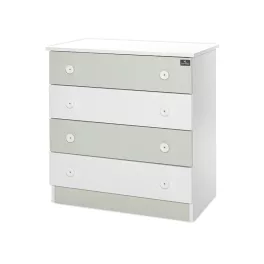 Lorelli Komód - White & Milky Green
