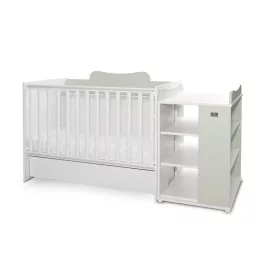 Lorelli Multi kombi ágy 190x72 - White Milky Green