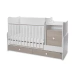 Lorelli Trend PLUS kombi ágy 70x165 - White & Amber ÚJ