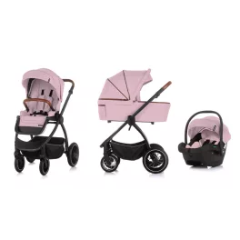   Chipolino Prestige 3az1-ben multifunkciós babakocsi - Marshmallow