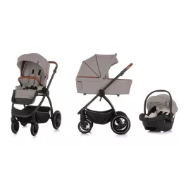   Chipolino Prestige 3az1-ben multifunkciós babakocsi - Tiramisu