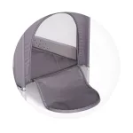 Chipolino Capri fix utazóágy - Bear grey