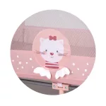 Chipolino Capri fix utazóágy - Cat pink