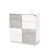 Lorelli Cupboard pelenkázó komód - White & Artwood ÚJ