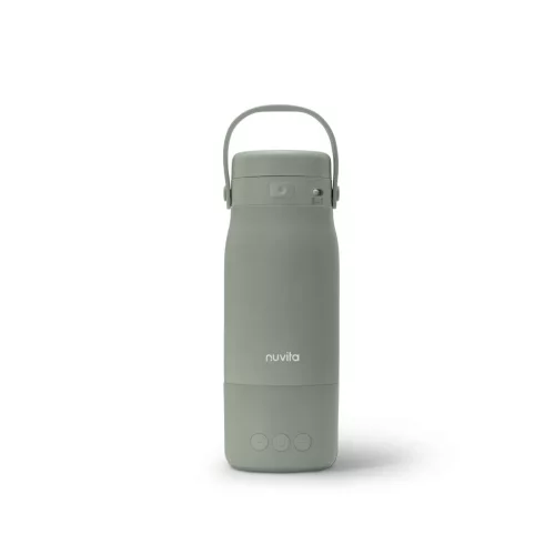 Nuvita Hot'n'go hordozható cumisüveg-melegítő - Sage green - 1190