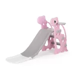 Chipolino gyerek csúszda Dino 116 cm - pink