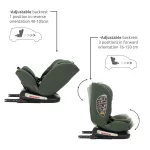 Lorelli Capella autósülés ISOFIX 40-150cm - Pink