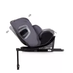 Chipolino Clima Air I-Size autósülés 40-150cm - anthracite