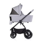 Chipolino Prestige 3az1-ben multifunkciós babakocsi - Platinum