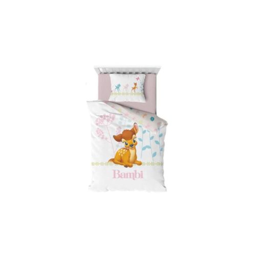 Disney Bambi Flowers gyerek ágyneműhuzat 100×140cm, 40×60 cm