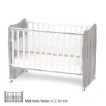 Lorelli Stars ringatható kiságy 60x120 - White / Artwood