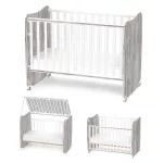 Lorelli Stars ringatható kiságy 60x120 - White / Artwood