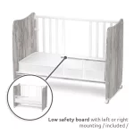 Lorelli Stars ringatható kiságy 60x120 - White / Artwood