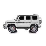 Chipolino Mercedes AMG G63 elektromos autó 2 üléssel - white leather