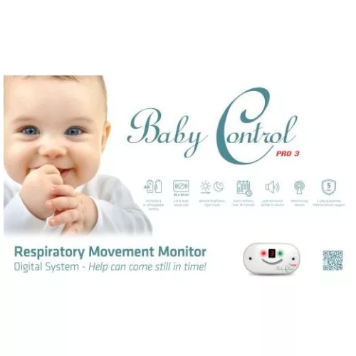 Baby Control Pro 3 légzésfigyelő készülék 28x47cm 3 lappal