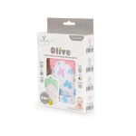 Olive szilikon rágóka fogzáshoz rózsa