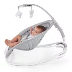 INGENUITY Rezgő hintaszék dallamokkal, Cuddle Lamb, 0 hó+ 18 kg-ig, 2019