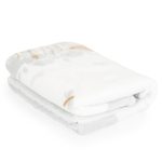 Baba takaró SHERPA 80x110 cm erdei állatos SZÜRKE