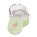 RUM BABA 3in1 bili átalakítható wc szűkítő+fellépő, szilikon ülés ZÖLD