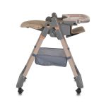 LINDO multifunkciós etetőszék kiegészítőkkel (előke, kanál, villa) BÉZS