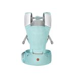 MISTRAL bébi hordozó 3 poziciós, ergonomikus, hálós TÜRKIZ